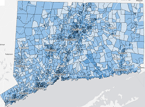 Connecticut walkability index